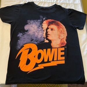 David Bowie tee shirt sz L good cond.